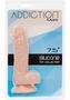 Addiction Toy Collection Mark Silicone Dildo With Balls 7.5in - Vanilla