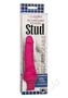 Rechargeable Power Stud Cliterrific Silicone Vibrating Dildo - Pink