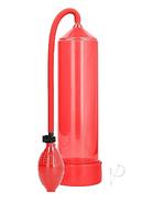 Pumped By Shots Classic Penis Pump - Red