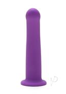 Me You Us Curved Silicone Dildo 7in - Purple